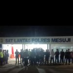 Kompi Regu I Polres Mesuji melaksanakan apel siaga dan kegiatan patroli intensif