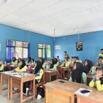 Jajaran Sat Lantas Polres Mesuji melaksanakan kegiatan Police Goes To School di SMAN 1 Simpang Pematang