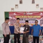 Jajaran Polres Mesuji melaksanakan kegiatan Jumat Curhat