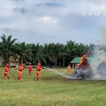 APEL SIAGA I: Polres Mesuji Bersama Stakeholder dan PT. Prima Alumga Gelar Kesiapsiagaan Pencegahan Kebakaran Lahan